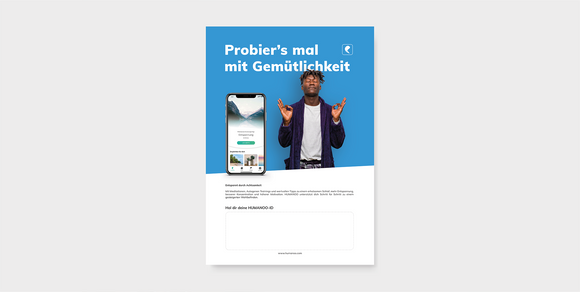 Poster Gemütlichkeit DIN A2